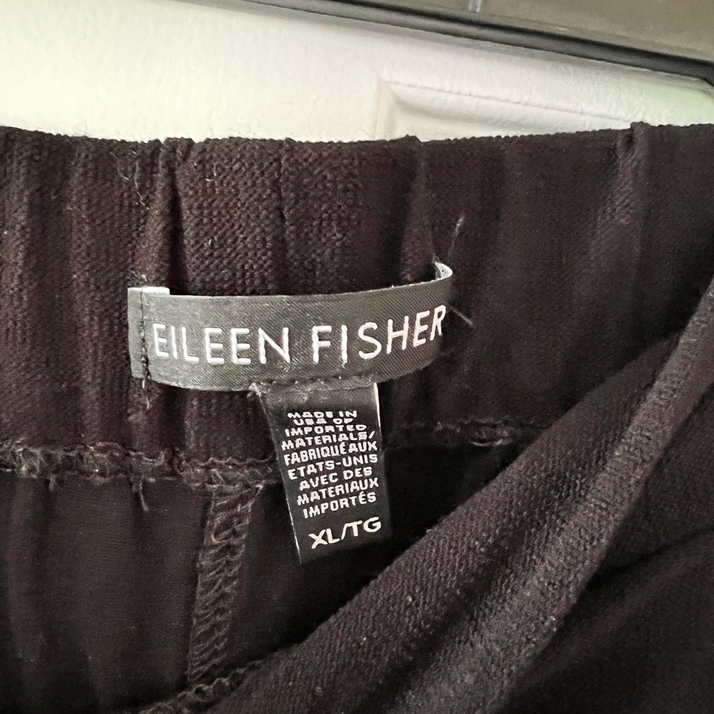 Eileen Fisher Charcoal Crepe pants